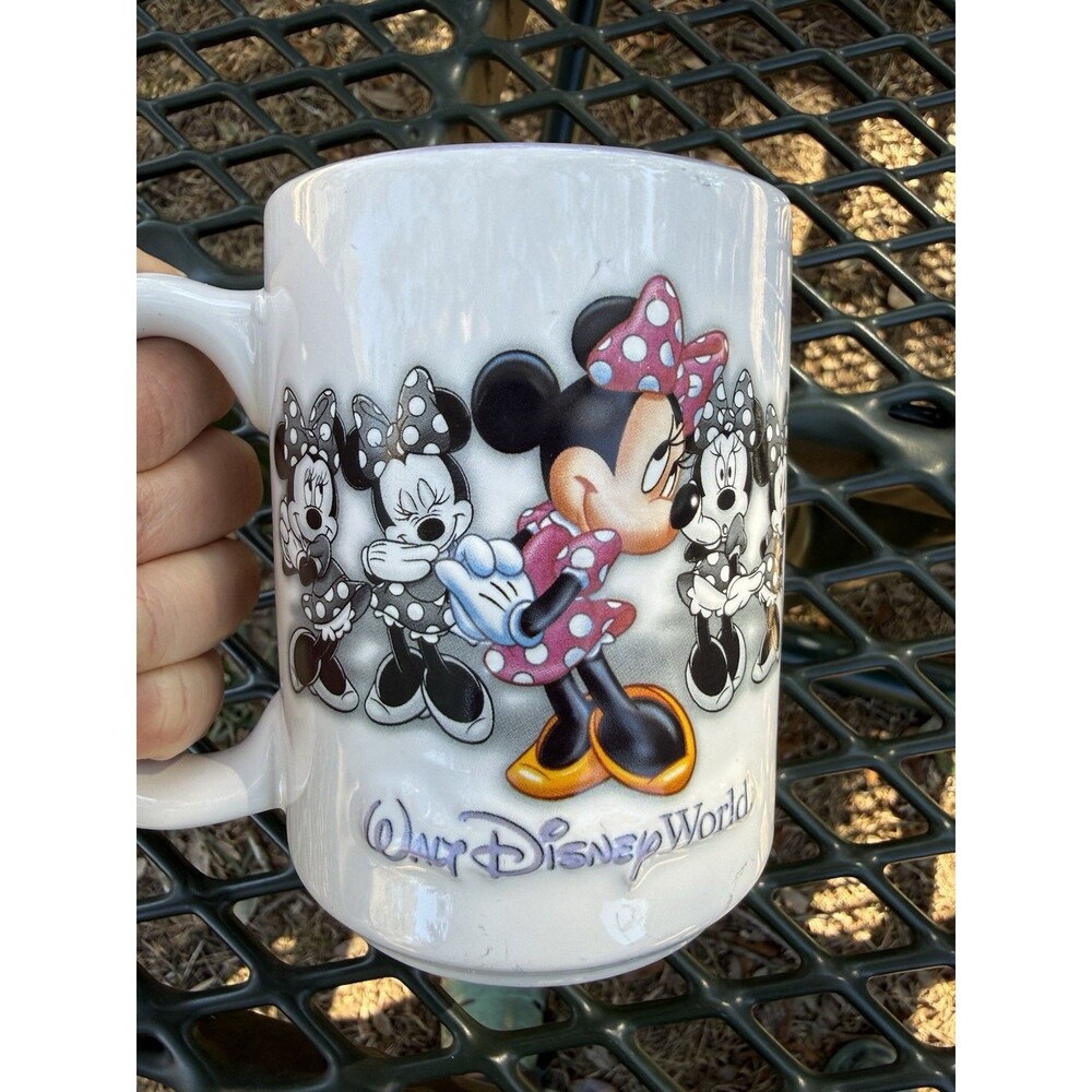 Disney Coffee Mug Cup Minnie Mouse 3D